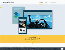 Tablet Screenshot of humusdesign.com